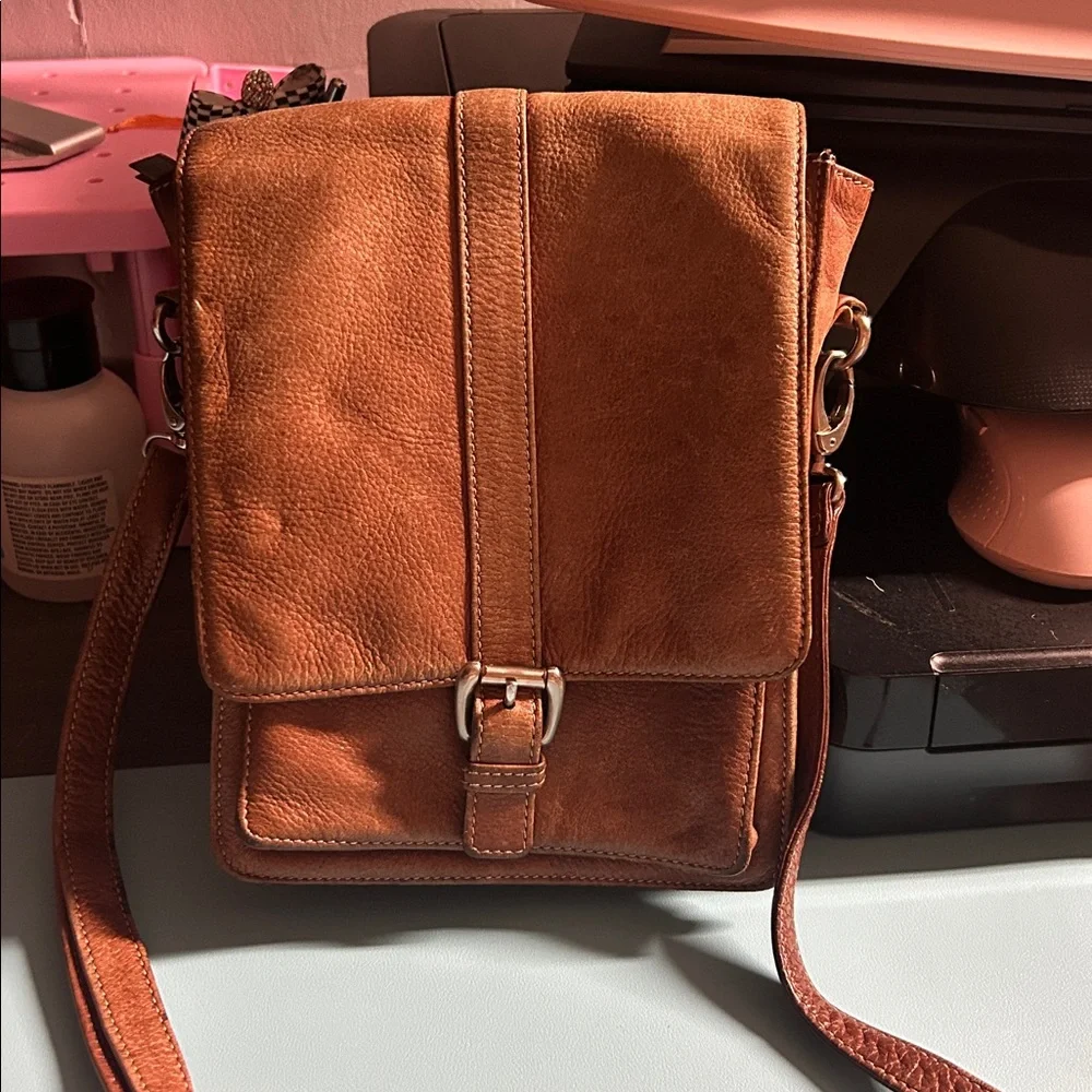 Osgoode‎ Marley Brown Leather Crossbody Bag